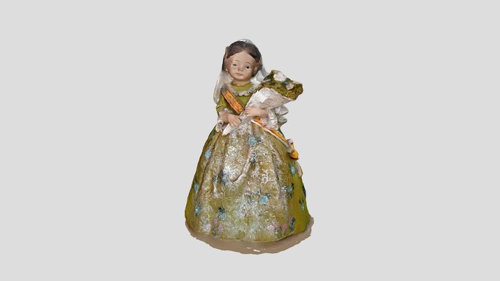 Figura de Fallera 3D Model