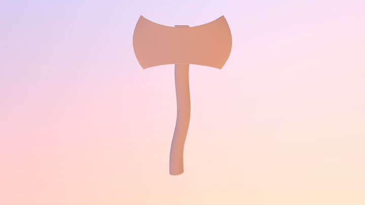 Walker Axe Final 3D Model