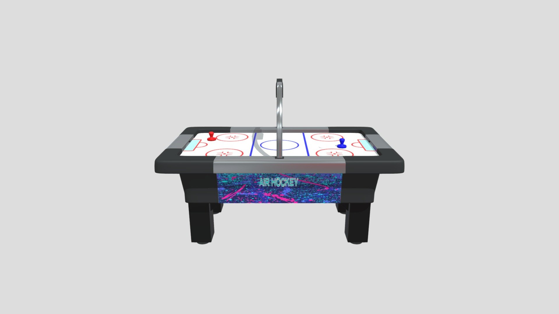 Air Hockey Table 3D model by Island T 3D (islandT3D) [80e8a8b