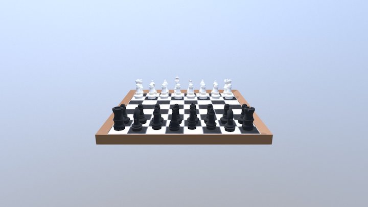 Chessboard Model 3D Model