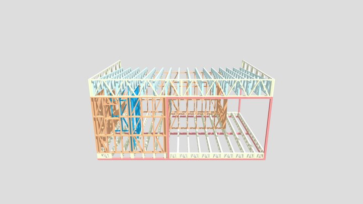 Dom 8_6x6 v_2 3D Model
