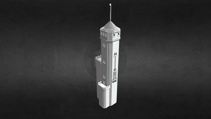 Side Tower 3D Model