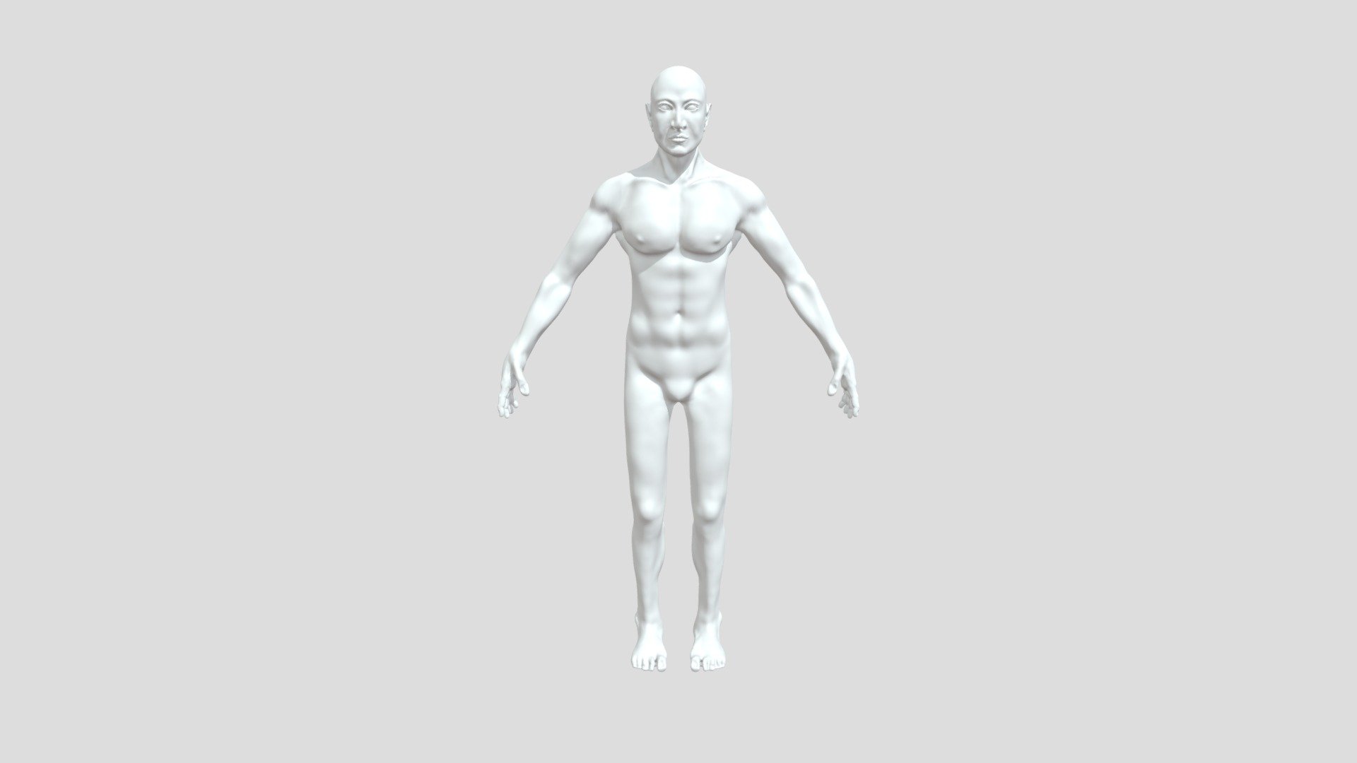 Male Human - 3D model by Kenlong Tran (@kenlongtran) [80ebd20] - Sketchfab