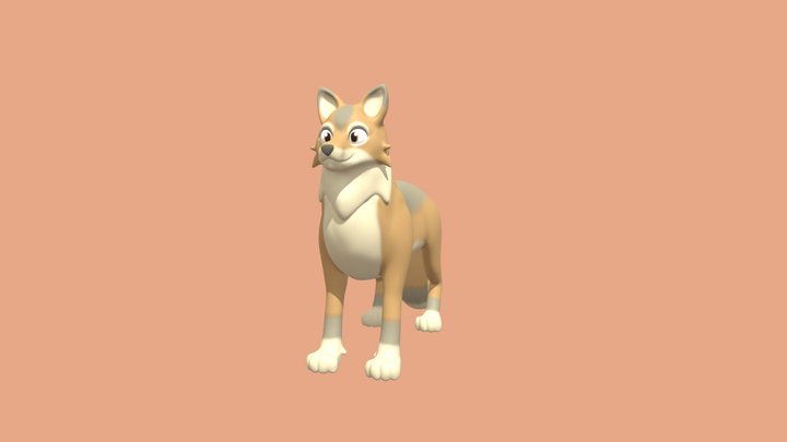 Coyote Sculpt 3D Model
