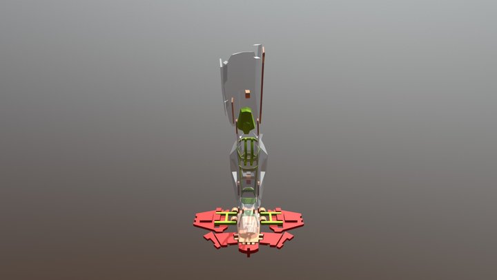 Whiplash MK-II - Bota - Desplegada 3D Model
