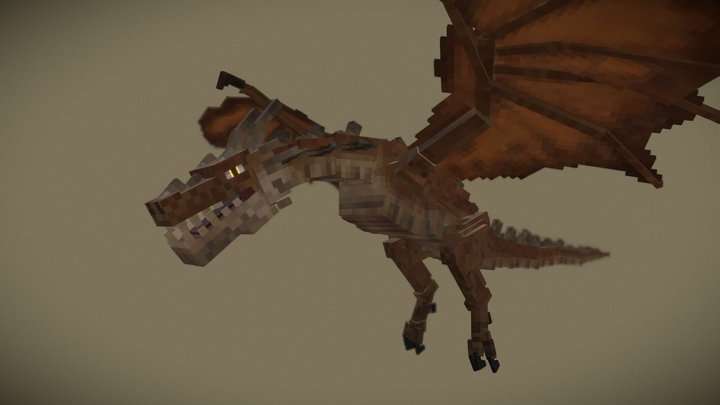 The Great Dragon (animated) 3D Model