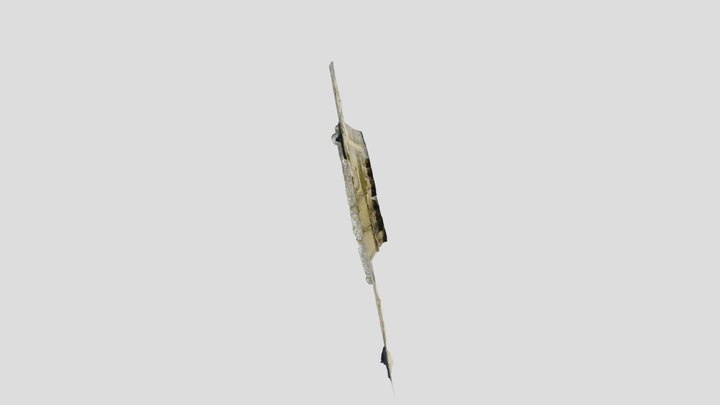 West wall Medieval arch 3D Model