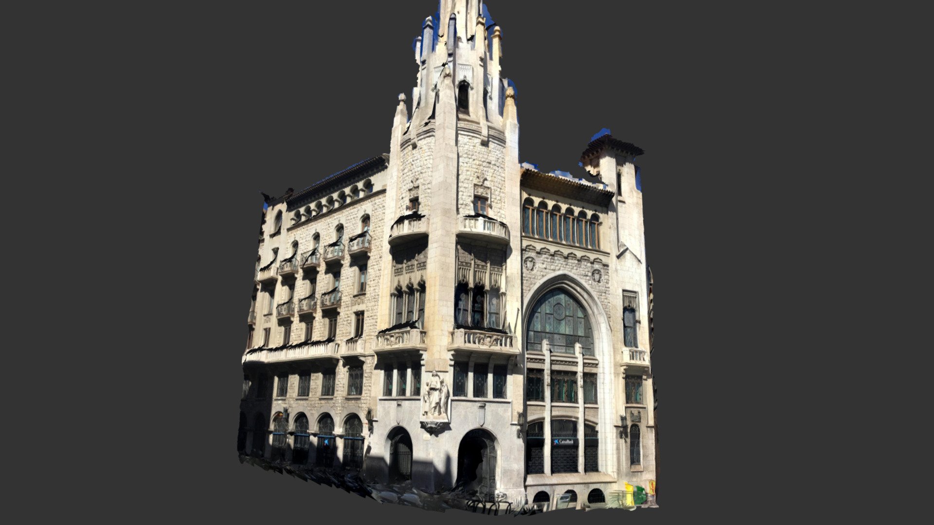 La Caixa de Pensions. Via Laietana, Barcelona