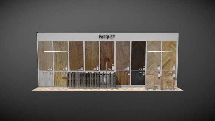 Parquet ABC 9 ml 3D Model
