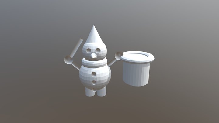 Snowman 3D Model