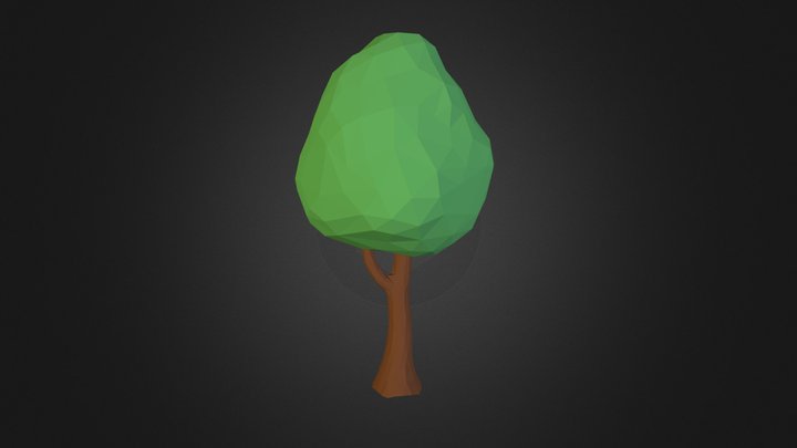 Low poly tree #1 3D Model
