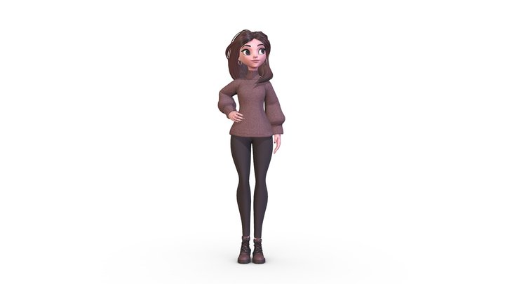 Modern Housewife 3D Model