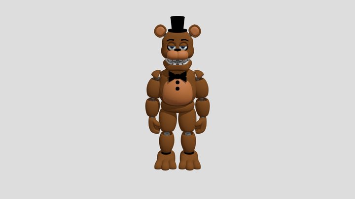 FNaF 2 Unwithered Freddy 3D Model