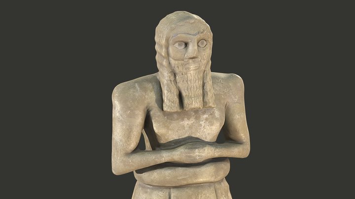 Votive Figure - Mesopotamia 3D Model