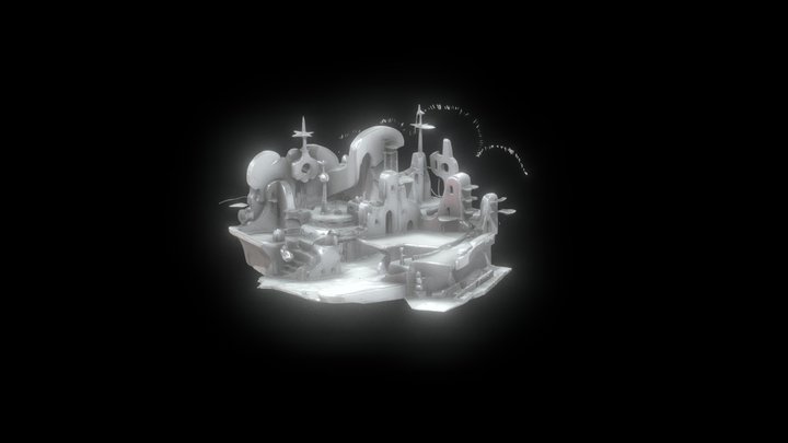 локация 1 (услож) 3D Model