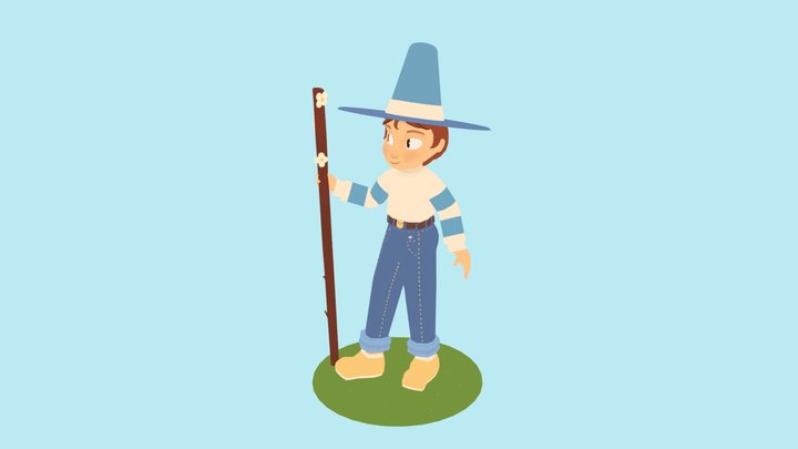 A Witch's Birthday 3D Model