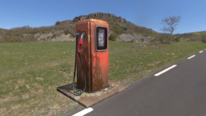 fuel station 3D Model