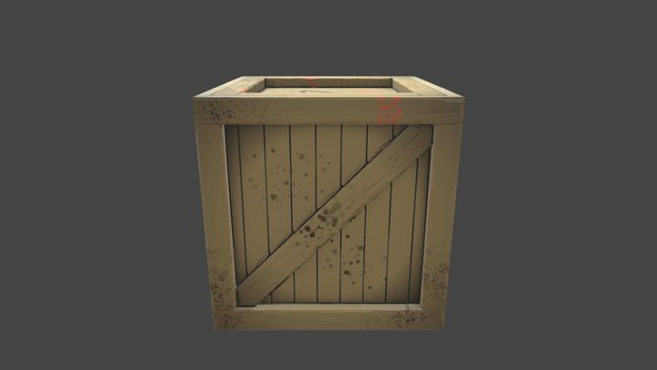 Assignment 7 Textured Crate 3D Model