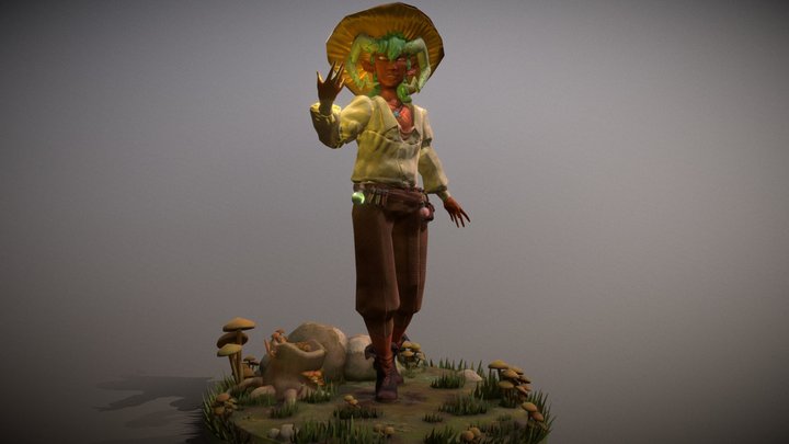 Amanita Muscaria 3D Model