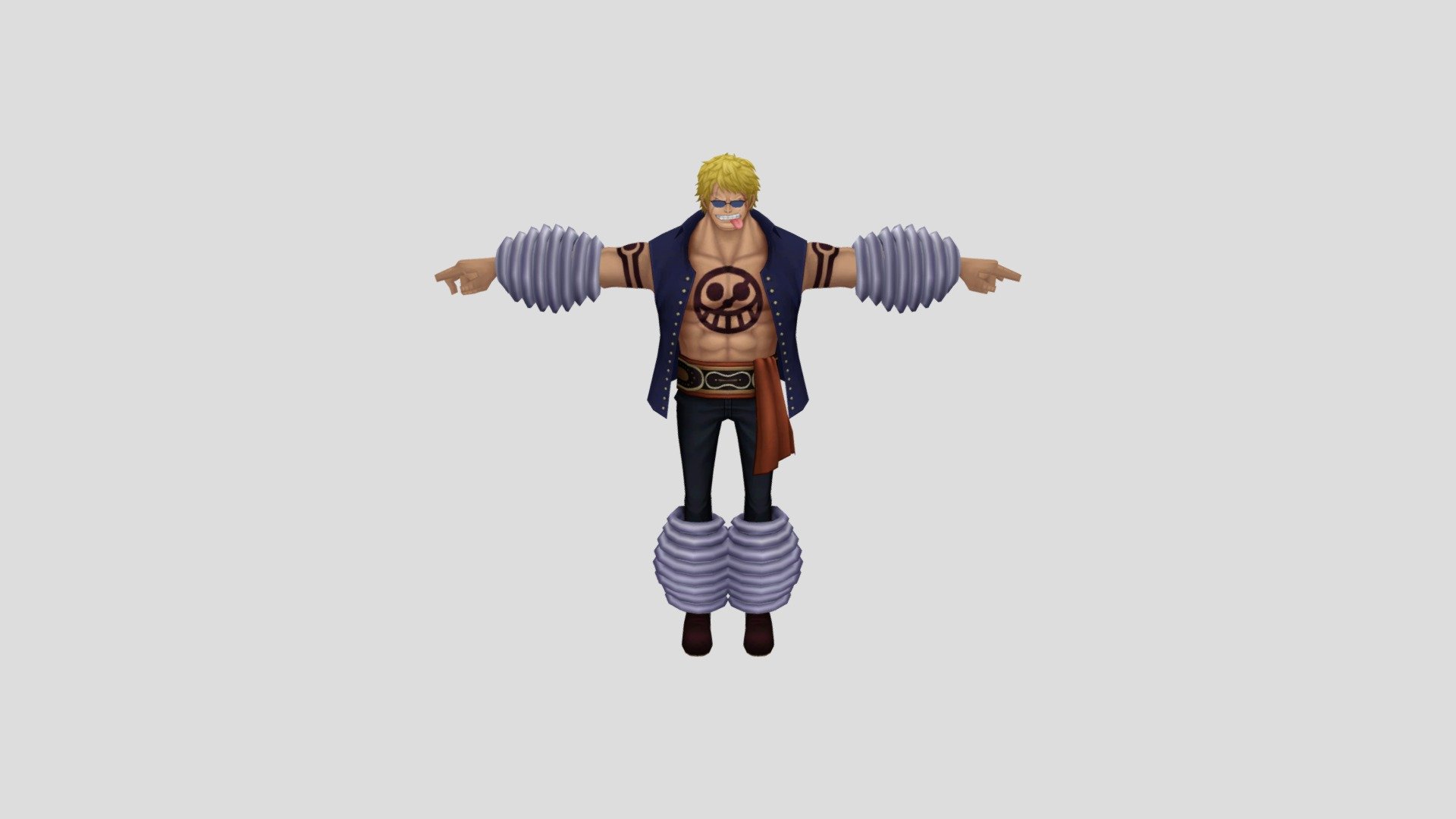 Bellamy the Hyena (Dressrosa) - Download Free 3D model by Cyrone