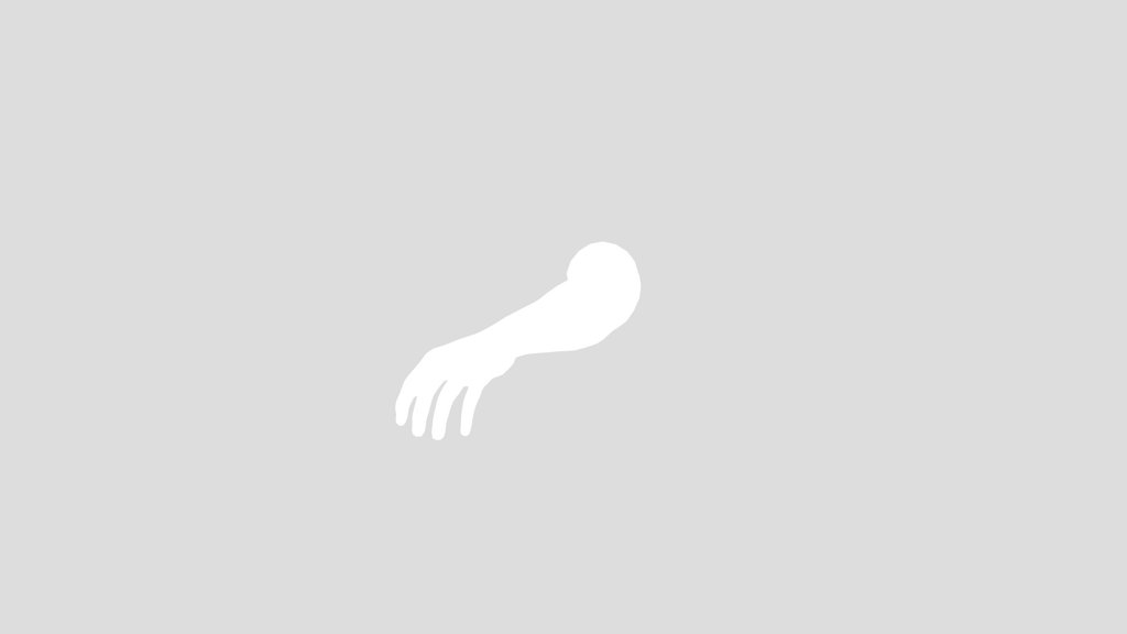 Rigged Hand For Cgi