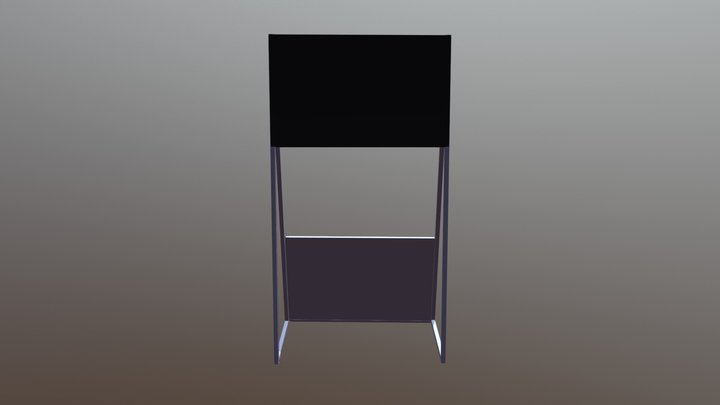 сборка1 рекламная конструкция 3D Model