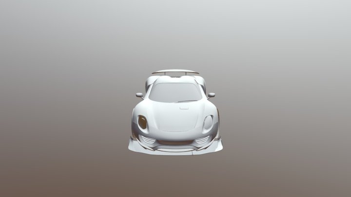 Porsche 918 Chimera One Concept Mesh 3D Model