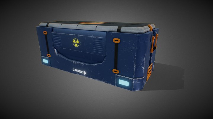 Sci Fi Cargo 3D Model
