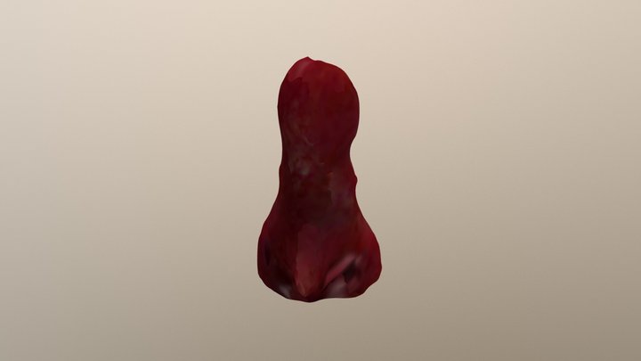 Red Dino 3D Model