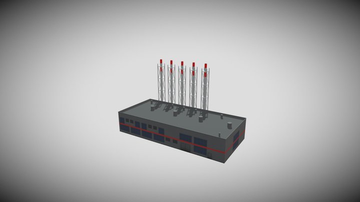Boiler house 3D Model