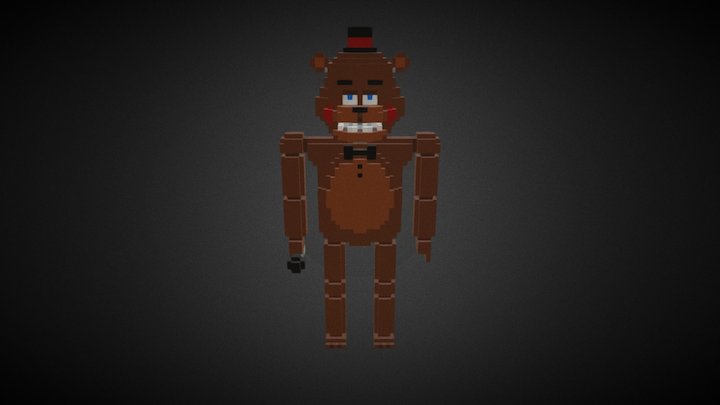 Qubicle Toy Freddy 3D Model