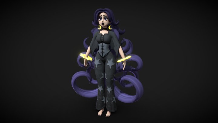 Supervillain - Luna 3D Model