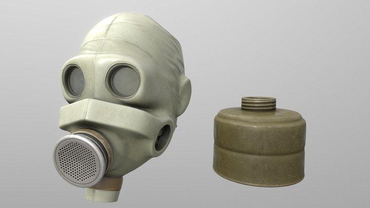 PMG Soviet Gasmask 3D Model