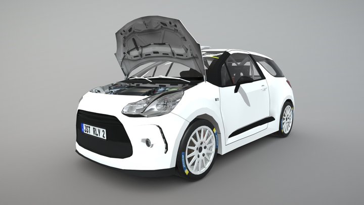 Rally Car Pro 11 3D Model