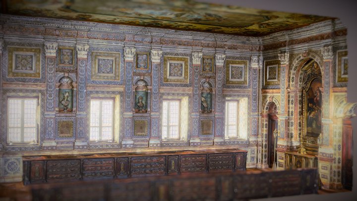 Sacristy of the Church of São Vicente de Fora 3D Model