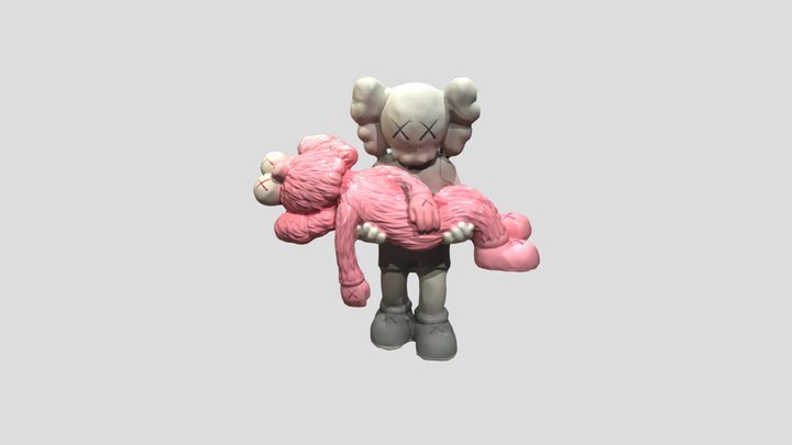 Kaws Statue 3D Model