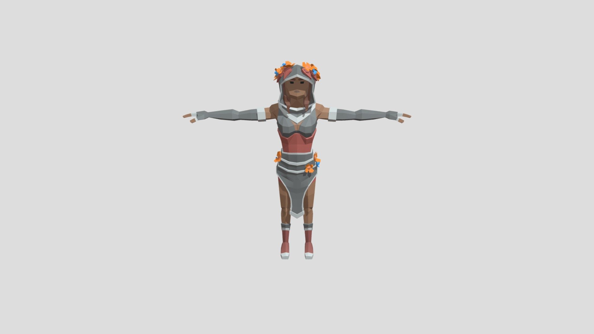 SK_Character_Female_Druid3_Drop To Freehang-