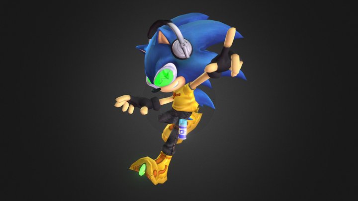 Jet Set Sonic 3D Model