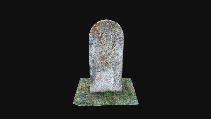Milestone Brig-Simplon-Gondo km 1 – Modello 3D gratuito STL