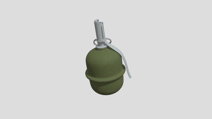 Hand Grenade Remote RGD-5 3D Model