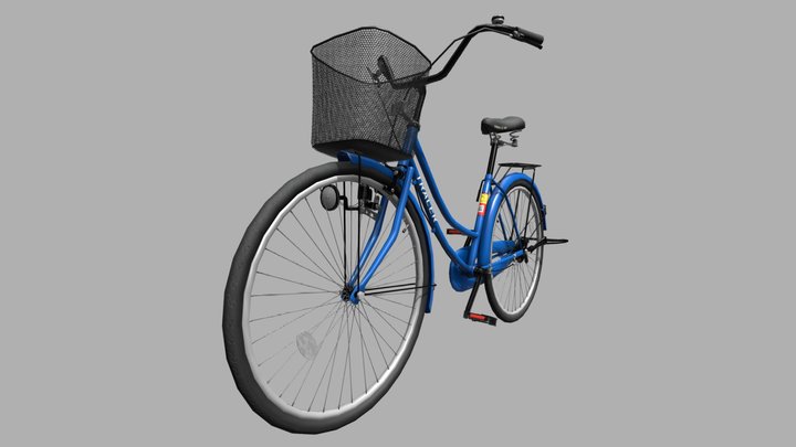 City Bicycle 3D Model