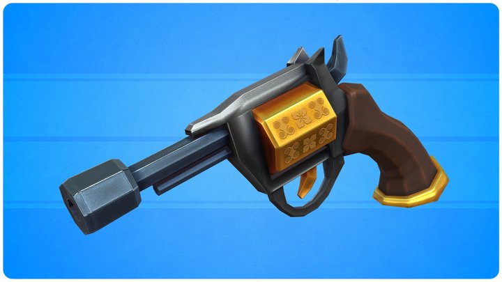 Stylized Gun - Revolver 3D Model