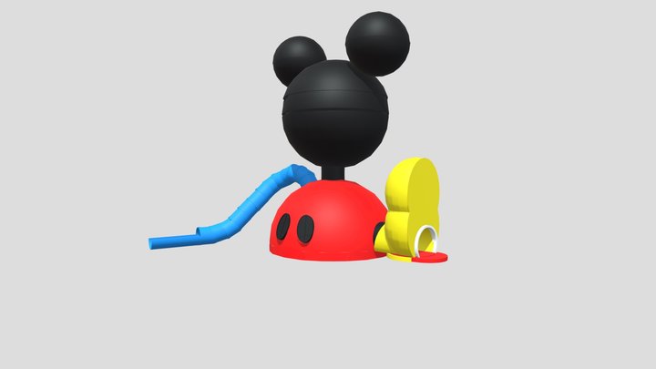 Mickey Mouse Clubhouse - Download Free 3D model by Redhomie (@redhomie)  [d9ad134]