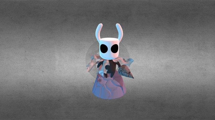 Hollow Knight fanart 3D Model