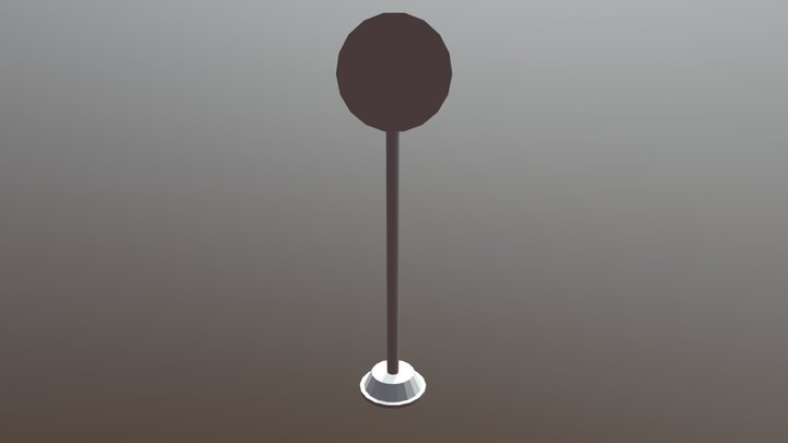 Traffic sign 3D Model