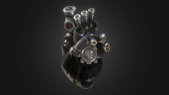 Carbon Heart (2017) 3D Model