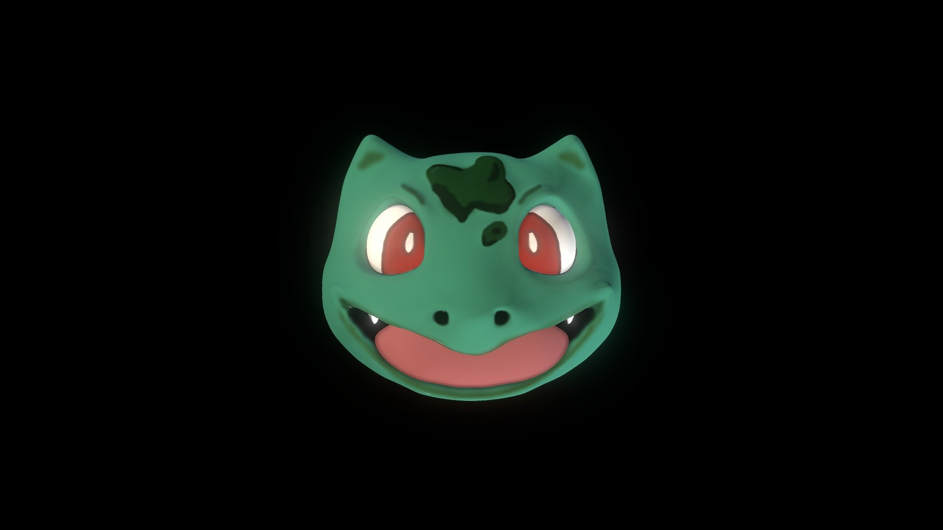 Bulbasaur Head Download Free 3D model by Grogon [81014c0] Sketchfab