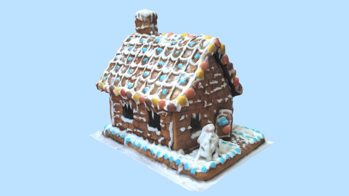 Gingerbread House Christmas 2023 3D Model