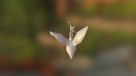 Ballet Scene Low Poly 3D Model