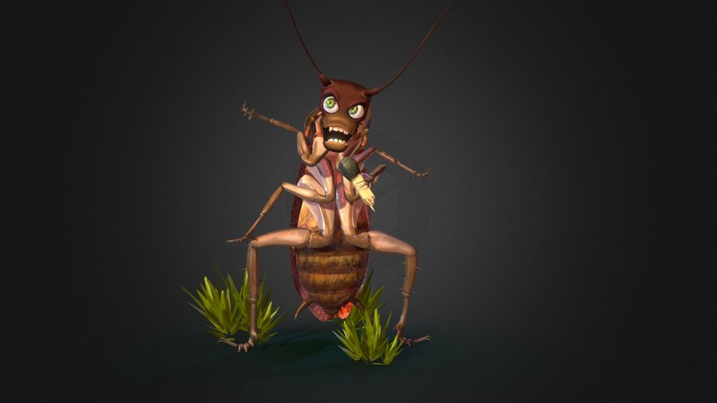 Roach - 3D model by yanix [810237a] - Sketchfab